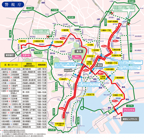 2月22日、東京マラソンによる臨時運転