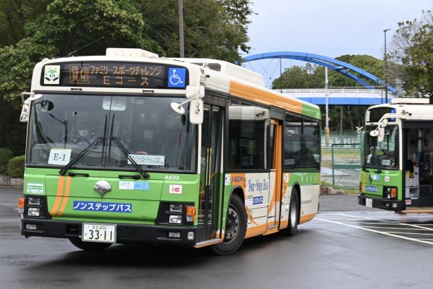 10/29、江東区ファミリースポーツチャレンジの送迎バス→雨で中止