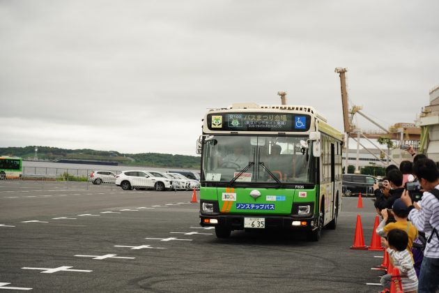 10/5、バスまつりに合わせて臨時直行バス[祭100]を運転