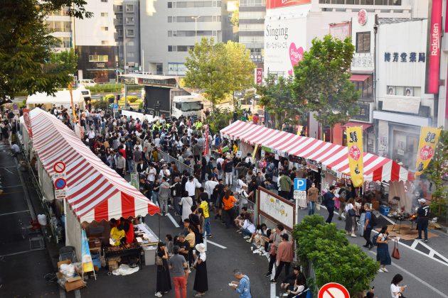 10/13、みんなの五反田フェスティバルに伴う停留所移設