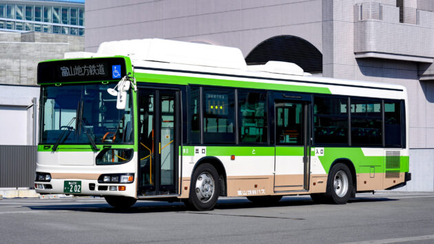 富山地方鉄道/日野/BJG-HU8JLFP