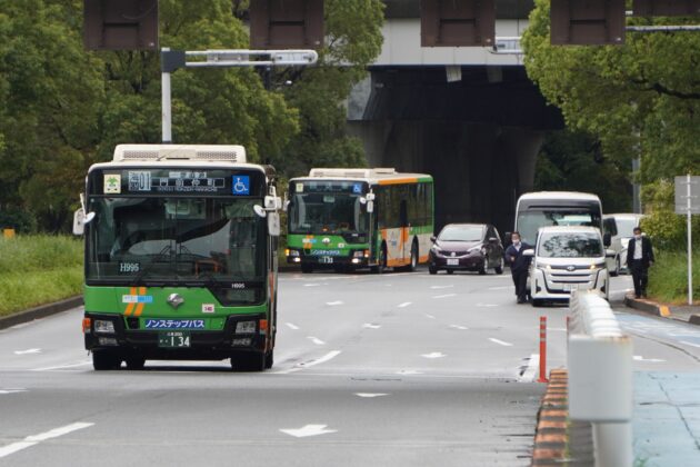 10/26、日本トライアスロン選手権によるお台場迂回