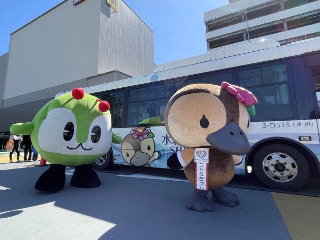 3/14, 15、「ありあけ乗り物ガーデン」開催で都営バスなどを展示